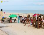База отдыха Вероника Затока фото детская площадка на пляже